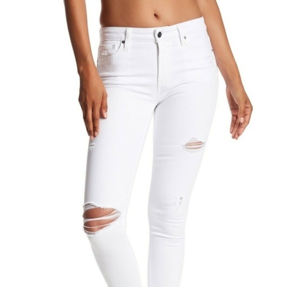 JOES Jeans White Distress BNWT Jeans Cropped - Picture 1 of 8